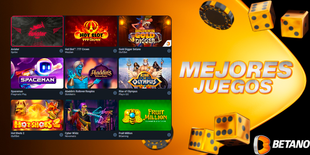 Los mejores juegos de casino de Betano